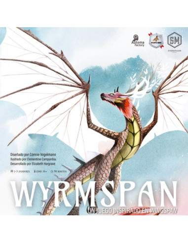 Wyrmspan. Juego de mesa de colección de Dragones